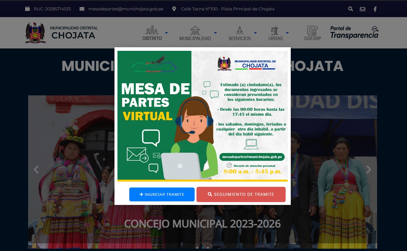 Municipalidad de Chojata